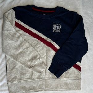 Navy and Gray kids Sweater